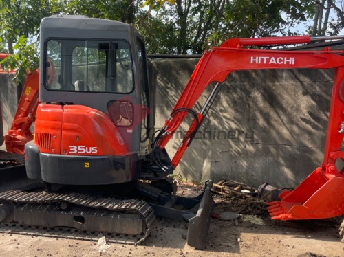 Used Hitachi ZX35 Excavator (cab)-Hitachi-Shanghai ZC machinery 